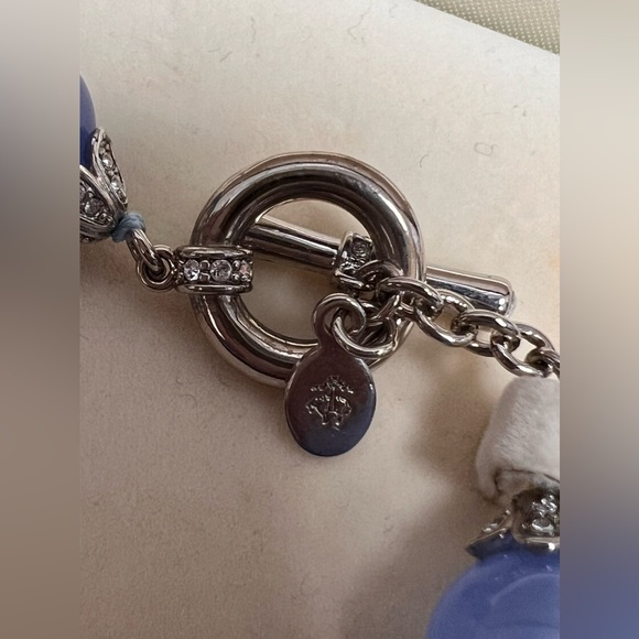 Brooks Brothers NWT Blue/Purple Stone Necklace Style #41711 - Picture 5 of 7